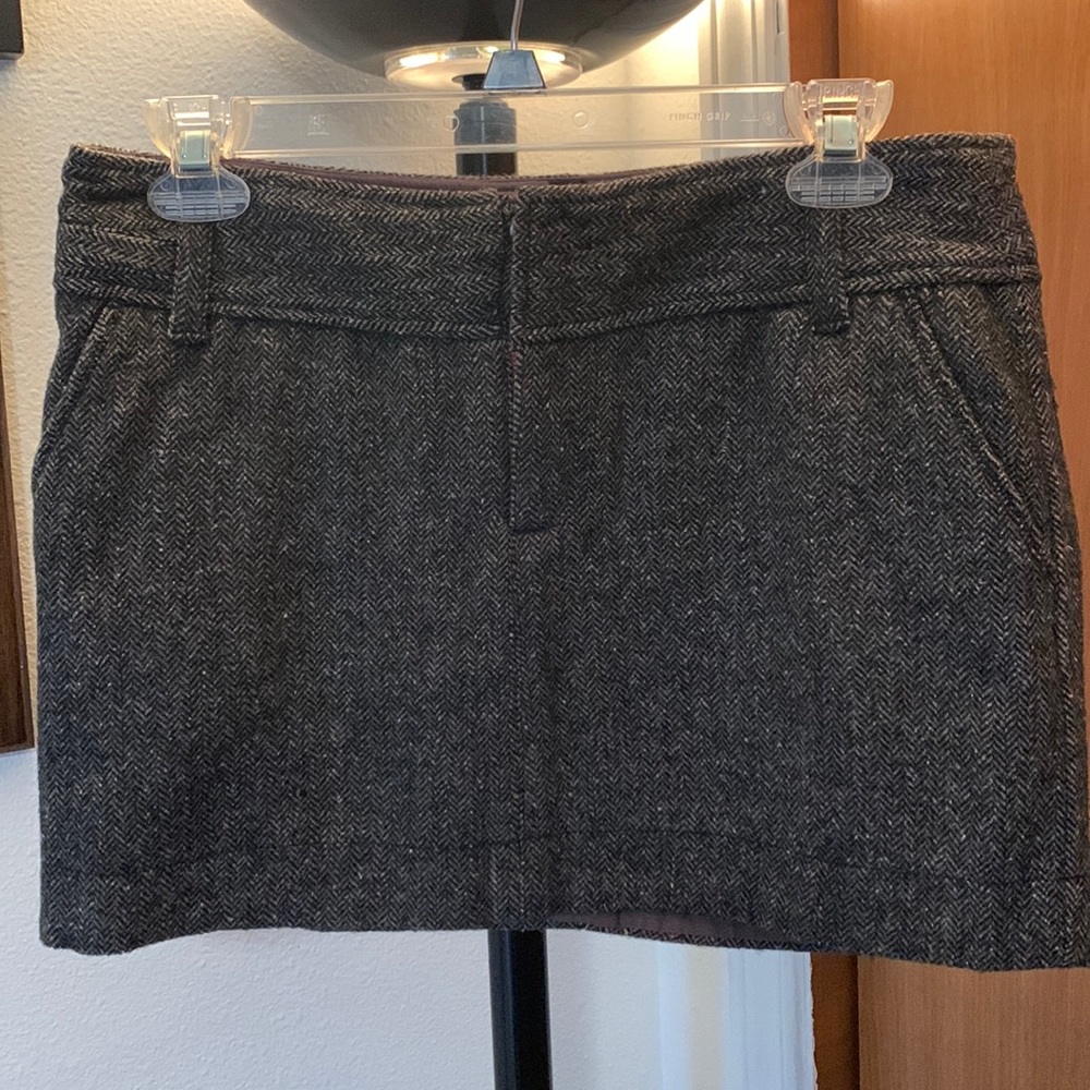 American Eagle wool mini skirt